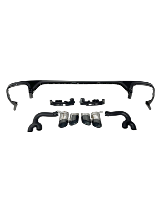 Diffusore Posteriore Audi Q8 2018-2023 Look RSQ8 (Cod. E-TCA0334)
