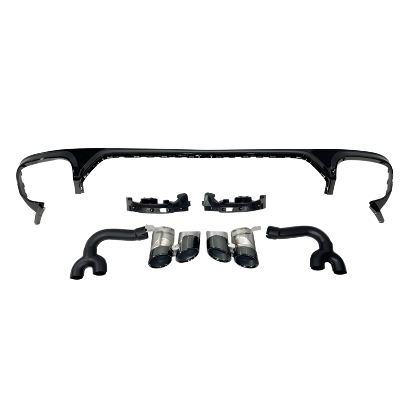 Diffusore Posteriore Audi Q8 2018-2023 Look RSQ8 (Cod. E-TCA0334)