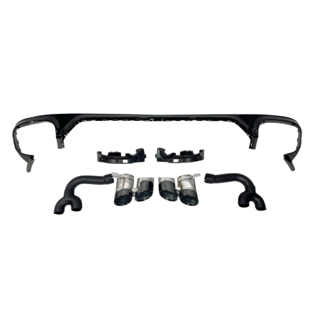 Diffusore Posteriore Audi Q8 2018-2023 Look RSQ8 (Cod. E-TCA0334)