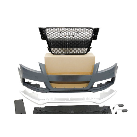 Paraurti Anteriore Audi A5 Coupe / Sportback 2007-2012 Look RS5 Spoiler Anteriore (Cod. E-TCA0101925