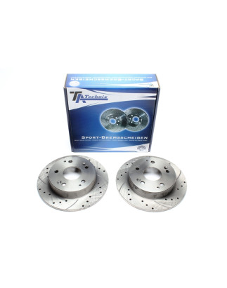 set dischi freno sportivi post. per Honda Civic VII Hatchback/Stageback/Coupe (Cod. T-EVOBS1627P)
