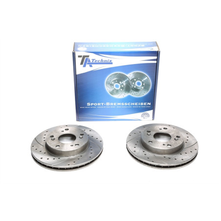 set dischi freno sportivi  ant. per Honda Civic VII Hatchback / CR-V I (Cod. T-EVOBS20342P)