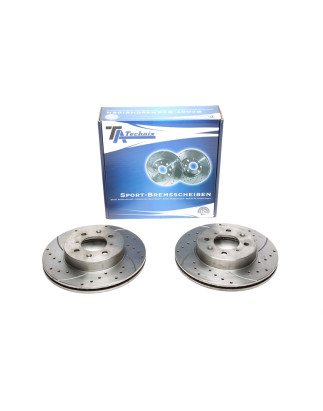 set dischi freno sportivi  ant. per Honda Accord III / Accord III Aerodeck / Prelude III (Cod. T-EVO