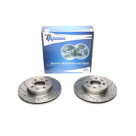 set dischi freno sportivi  ant. per Honda Accord III / Accord III Aerodeck / Prelude III (Cod. T-EVO