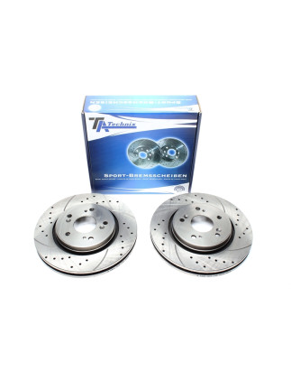 set dischi freno sportivi  ant. per Honda CR-V III / CR-V IV (Cod. T-EVOBS4501P)