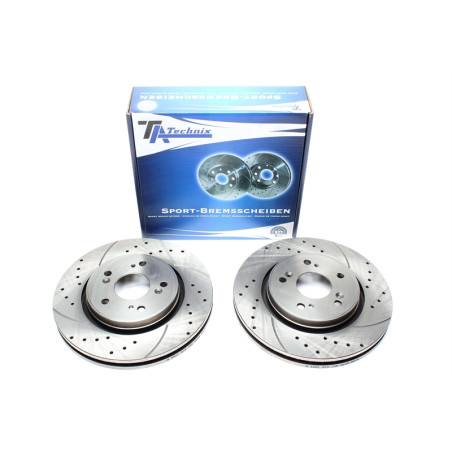 set dischi freno sportivi  ant. per Honda CR-V III / CR-V IV (Cod. T-EVOBS4501P)