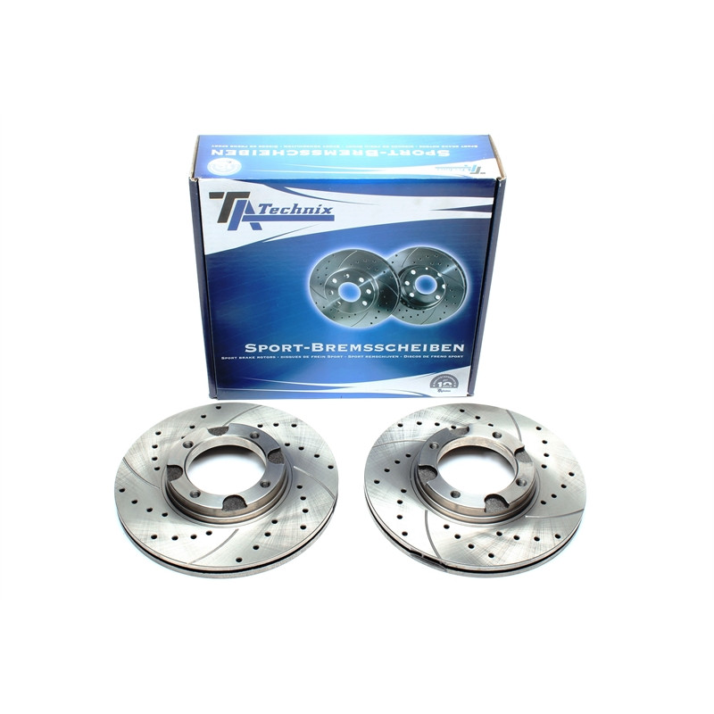 set dischi freno sportivi  ant. Hyundai Accent I / Accent Notchback / Pony / Pony/Excel Notch... (Co
