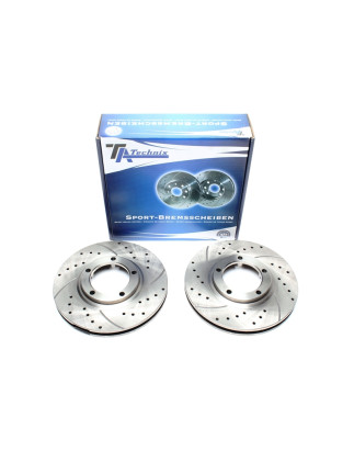 set dischi freno sportivi  ant. per Hyundai H-1 / Starex / H-1 Kasten (Cod. T-EVOBS2634P)