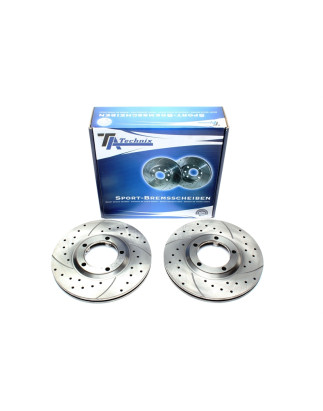 set dischi freno sportivi  ant. per Hyundai H100 Bus / H100 Kasten (Cod. T-EVOBS2691P)