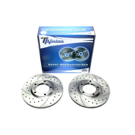 set dischi freno sportivi  ant. per Hyundai H100 Bus / H100 Kasten (Cod. T-EVOBS2691P)