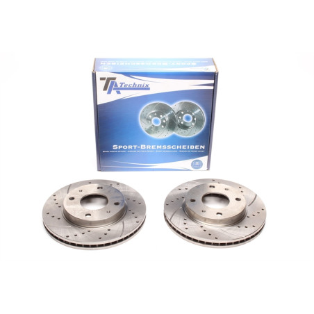 set dischi freno sportivi  ant. per Hyundai Coupe / Sonata IV (Cod. T-EVOBS2764P)