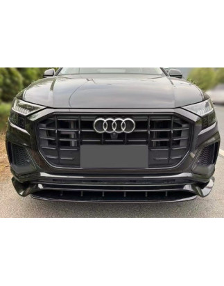 Spoiler Anteriore Audi Q8 2018-2023 SLine Nero lucido (Cod. E-TCA0295)