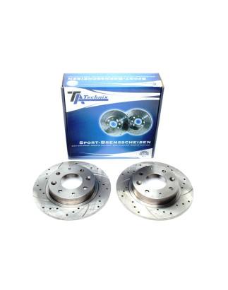 set dischi freno sportivi  post. per Kia Carens / Carens II / Clarus / Clarus Station Wagon (Cod. T-