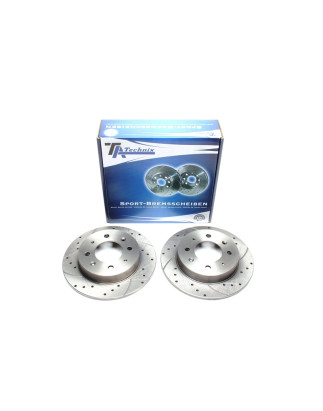 set dischi freno sportivi  post. per Kia Cerato Notchback / Cerato (Cod. T-EVOBS1623P)