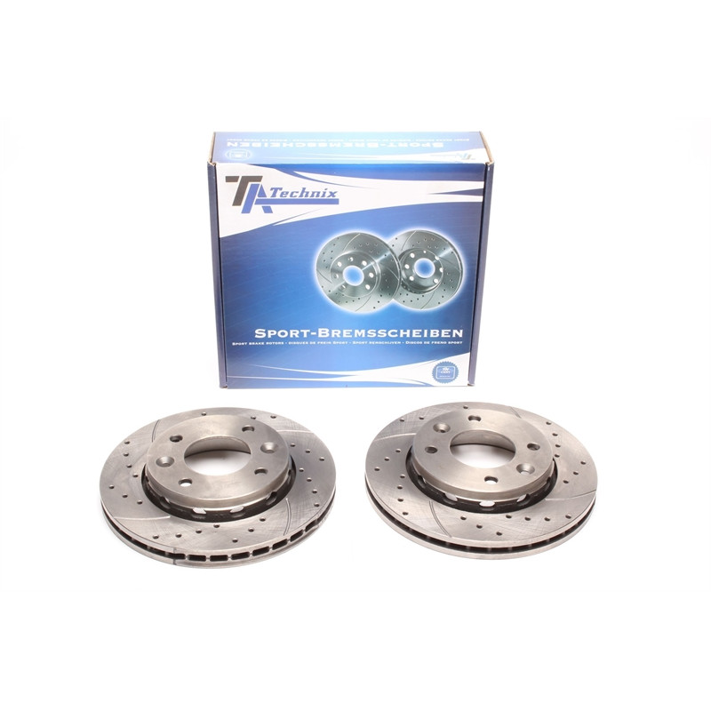 set dischi freno sportivi  ant. per Kia Carens / Clarus / Clarus Kombi (Cod. T-EVOBS20037P)