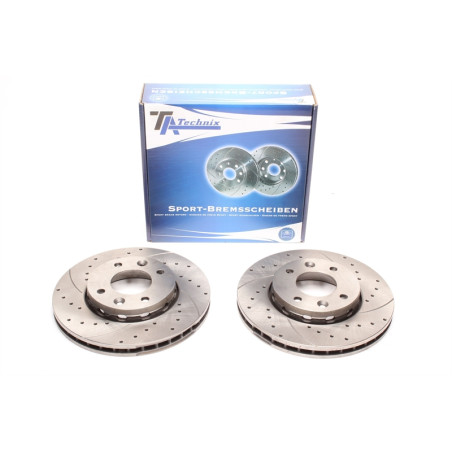 set dischi freno sportivi  ant. per Kia Carens II (Cod. T-EVOBS20243P)