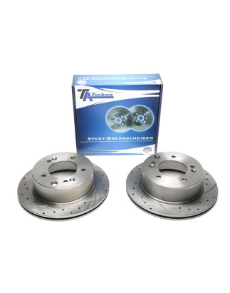 set dischi freno sportivi  post. per Kia Sorento I (Cod. T-EVOBS20429P)