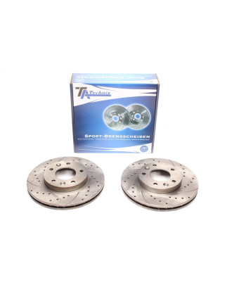 set dischi freno sportivi  ant. per Kia Karnival I (Cod. T-EVOBS2759P)