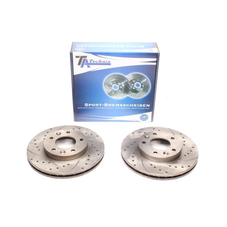 set dischi freno sportivi  ant. per Kia Karnival I (Cod. T-EVOBS2759P)