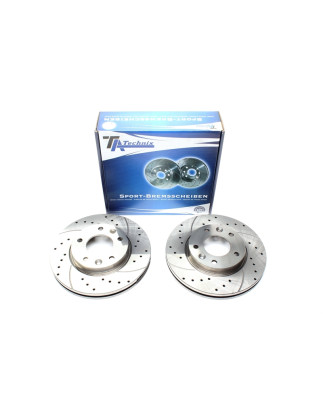 set dischi freno sportivi  ant. per Kia Carnival II (Cod. T-EVOBS2862P)