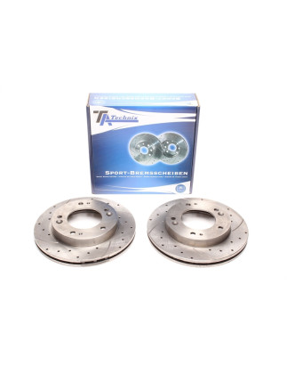 set dischi freno sportivi  ant. per Kia Retona / Sportage (Cod. T-EVOBS2978P)