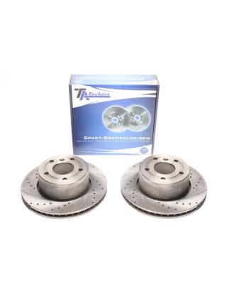 set dischi freno sportivi  ant. per Land Rover Discovery II (Cod. T-EVOBS2776P)