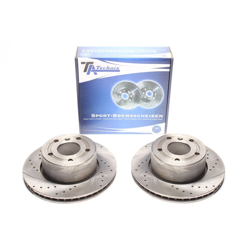 set dischi freno sportivi  ant. per Land Rover Discovery II (Cod. T-EVOBS2776P)