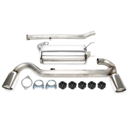 sistema di scarico  1x90mm  per Mazda MX-5 I  NA (Cod. T-02MA002-10D)