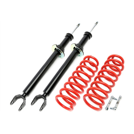 sospensioni sportive  ant. 45mm +biellette  post. (Airmatic)per Mercedes Benz E-Class S213 (Cod. T-*