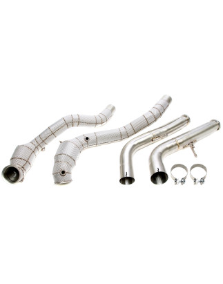 Downpipe con protezione termica and convertitore cataliticoper Mercedes Benz G-Class G500, G63 AM...