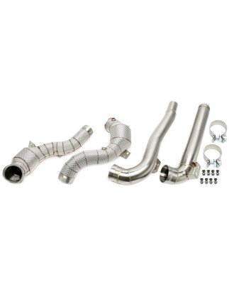 Downpipe con protezione termica and convertitore cataliticoper Mercedes AMG GT GTS/GTC/GTR C190/R...