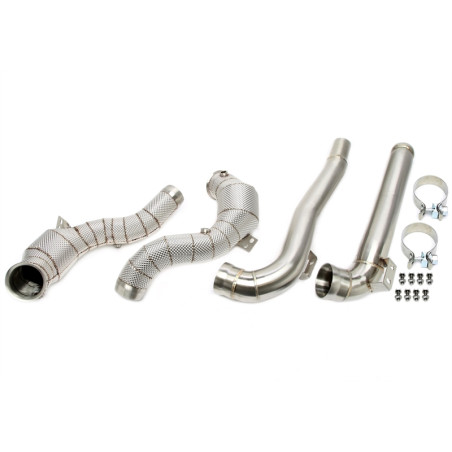 Downpipe con protezione termica and convertitore cataliticoper Mercedes AMG GT GTS/GTC/GTR C190/R...