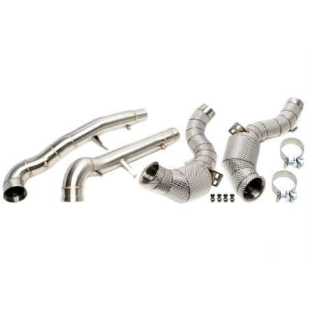 Downpipe con protezione termica and convertitore catalitico + OPFper Mercedes AMG GT GTS/GTC/GTR... 
