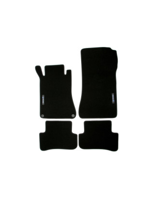 Set tappeti per auto con Logo per Mercedes Benz C-Class  W203/S203 (Cod. T-34MB02)