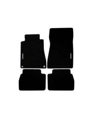 Set tappeti per auto con Logo per Mercedes Benz 190  W201 (Cod. T-34MB03)