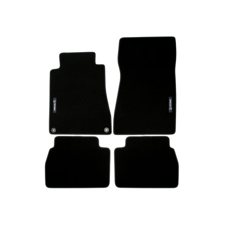 Set tappeti per auto con Logo per Mercedes Benz 190  W201 (Cod. T-34MB03)