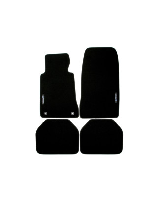 Set tappeti per auto con Logo per Mercedes Benz E-Class  W124/S124 (Cod. T-34MB04)