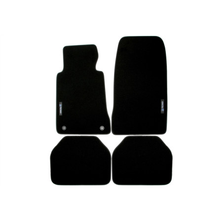 Set tappeti per auto con Logo per Mercedes Benz E-Class  W124/S124 (Cod. T-34MB04)