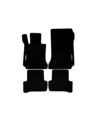 Set tappeti per auto con Logo per Mercedes Benz C-Class  W204/S204 (Cod. T-34MB05)