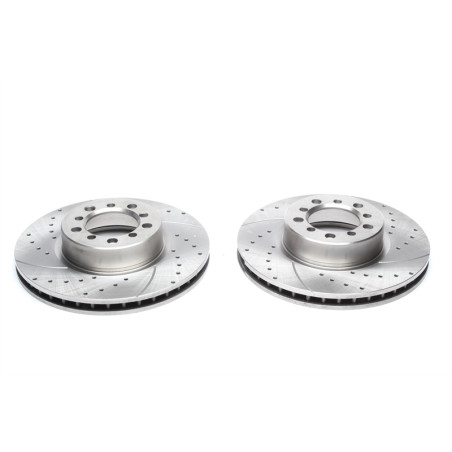 set dischi freno sportivi  ant. per Mercedes Benz S-Class W126/C126 (Cod. T-EVOBS2048P)