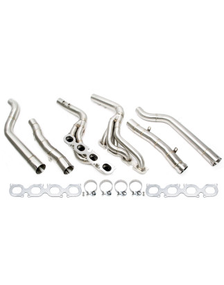 collettore+mid pipe per Mercedes Benz C Class C63 AMG W204, C204, S204 (Cod. T-EVOFÄMB204)