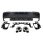 Diffusore Posteriore Mercedes C167 GLE 2020 Terminali Look E53 Black (Cod. E-TCM03701)