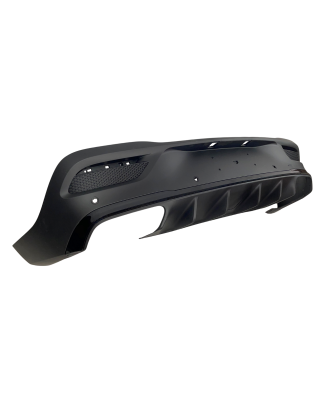 Diffusore Posteriore Mercedes C167 GLE 2020 Terminali Look E53 Black (Cod. E-TCM03701)