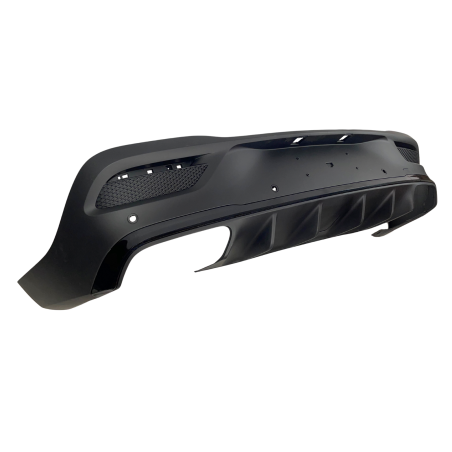 Diffusore Posteriore Mercedes C167 GLE 2020 Terminali Look E53 Black (Cod. E-TCM03701)