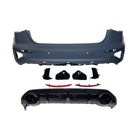 Paraurti Posteriore Audi A3 Sportback 2019-2024 Look RS3 (Cod. E-TCA0317)