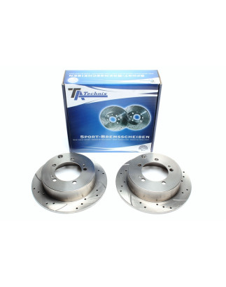 set dischi freno sportivi  post. per Mitsubishi Pajero II Canvas / Pajero Pinin (Cod. T-EVOBS1683P)