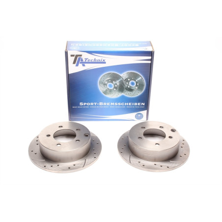 set dischi freno sportivi  post. per Mitsubishi Lancer Sportback / Lancer Notchback (Cod. T-EVOBS181