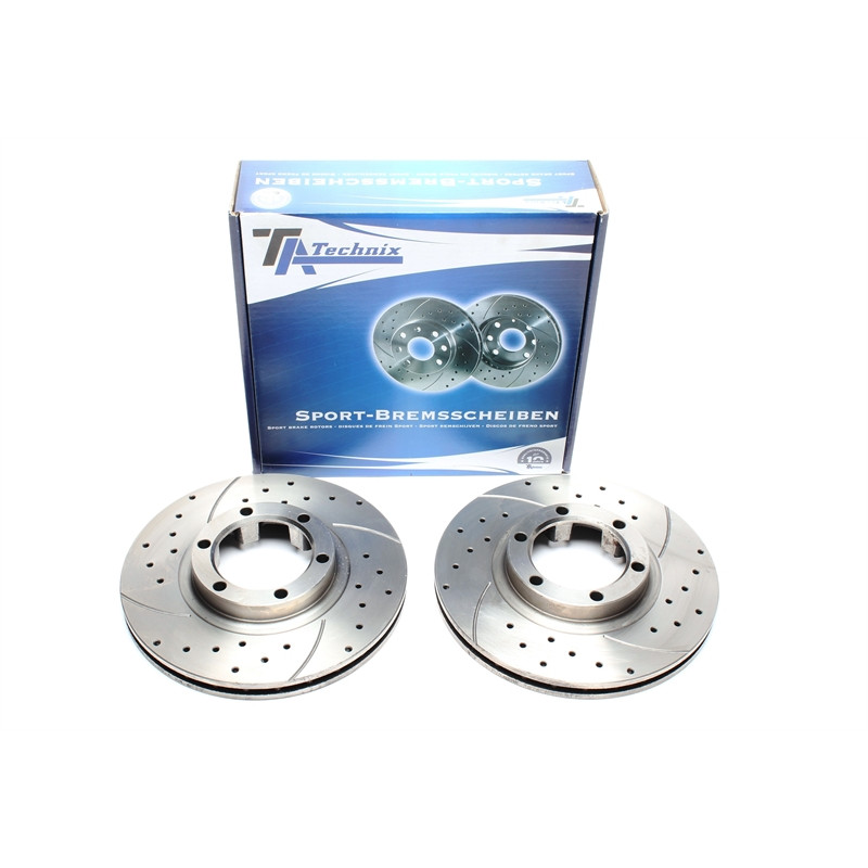 set dischi freno sportivi  ant. per Mitsubishi Pajero I / Pajero I Canvas Top (Cod. T-EVOBS2130P)