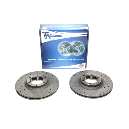 set dischi freno sportivi  ant. per Mitsubishi Pajero I / Pajero I Canvas (Cod. T-EVOBS2350P)