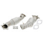 Downpipe con protezione termica and convertitore cataliticoper Nissan Skyline / GT-R R35 (Cod. T-06N